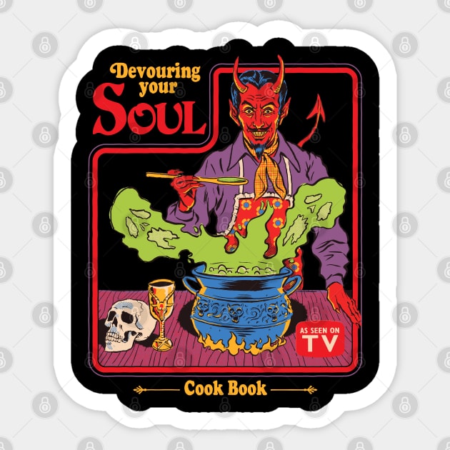 Devouring Your Soul Sticker by Steven Rhodes